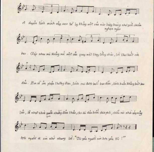 Sheet nhạc Biển Dâu 2